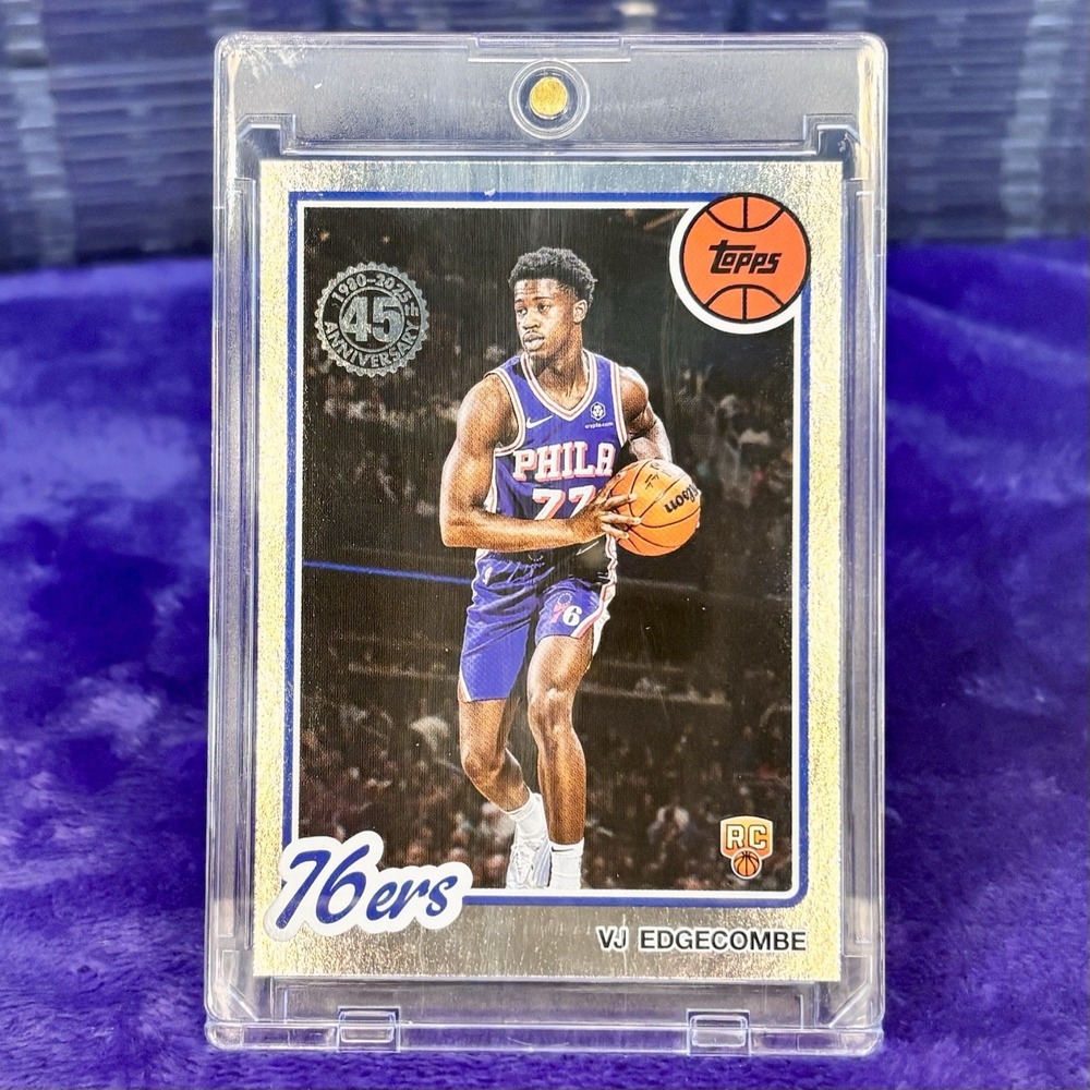2025-26 Topps - 1980-81 Topps Basketball VJ Edgecombe #80BK-96 (RC) ROOKIE 🔥
